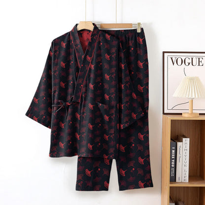 Ginkgo Organic Cotton Kimono Loungewear Set - image 10
