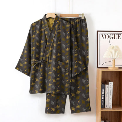 Ginkgo Organic Cotton Kimono Loungewear Set - image 16