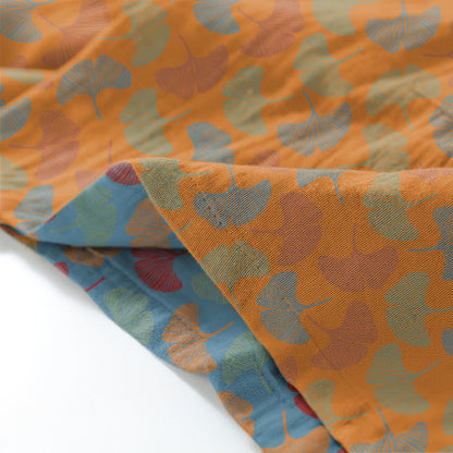Ginkgo Leaf Cotton Kimono Loungewear Set - image 6