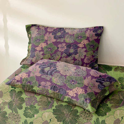 Peach Blossom Cotton Gauze Jacquard Bedspread - image 2