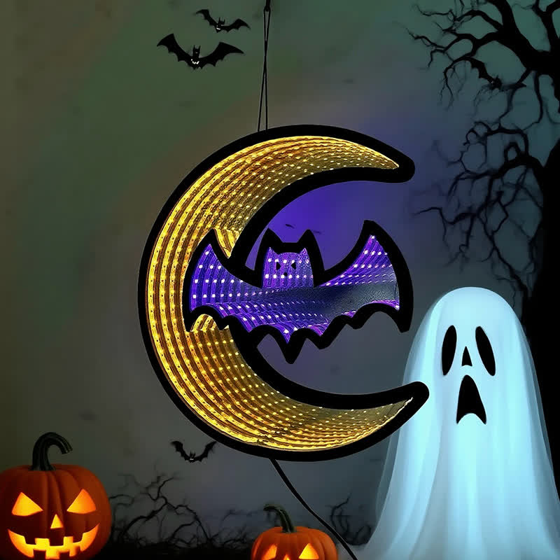 3D Bat Infinity Lights Hanging Decoration - image 3