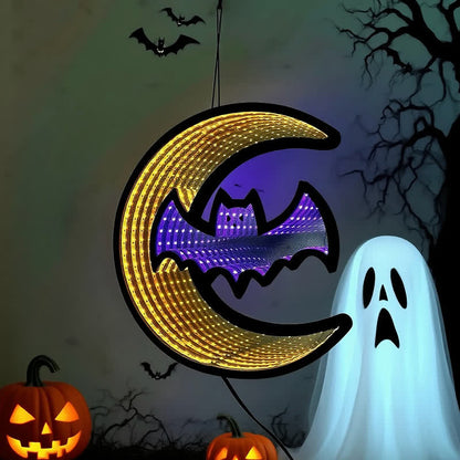 3D Bat Infinity Lights Hanging Decoration - image 3