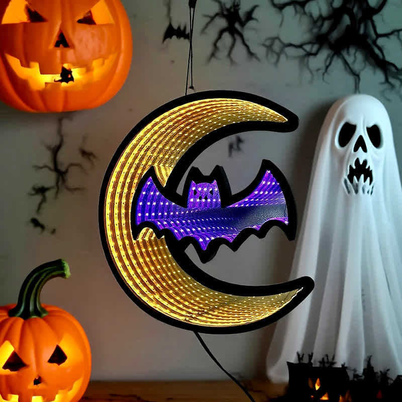 3D Bat Infinity Lights Hanging Decoration - image 2