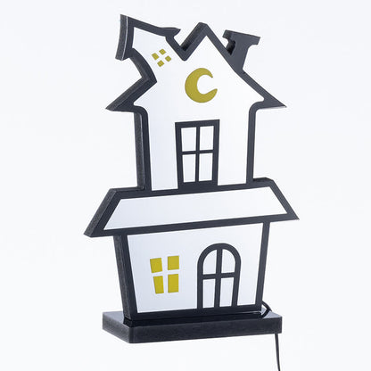 3D House Infinity Lights Halloween Decoration - image 4