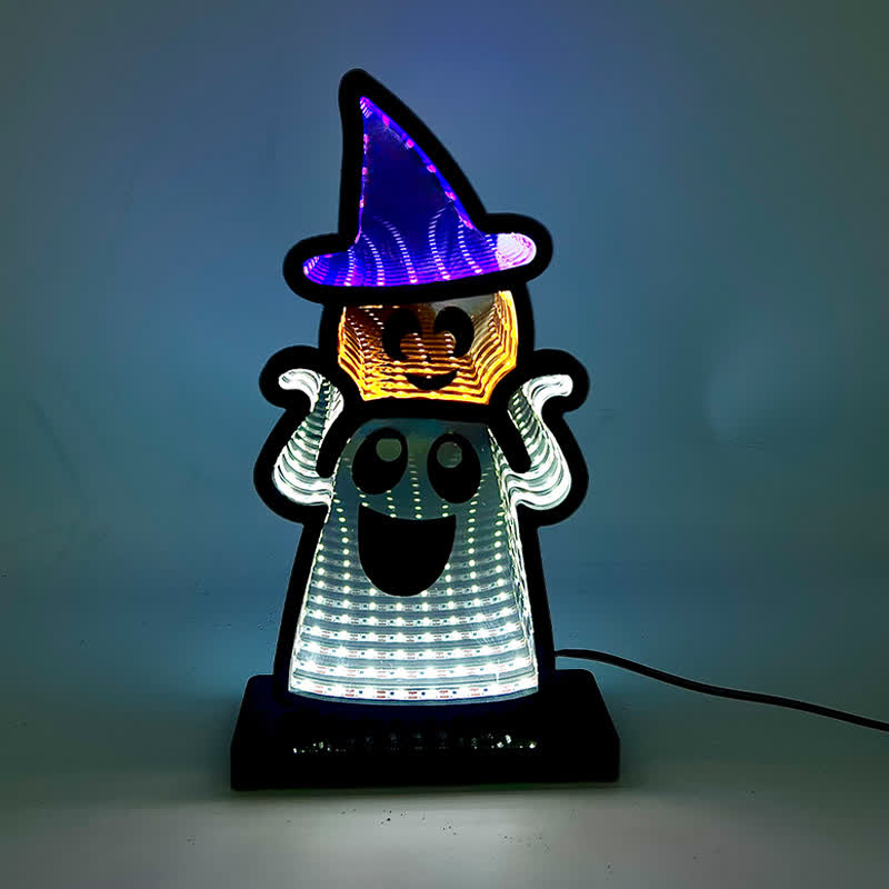 Halloween Funny Ghost Infinity Lights - 3PCS - 1.97"W x 5.12"L x 9.05"H - image 7