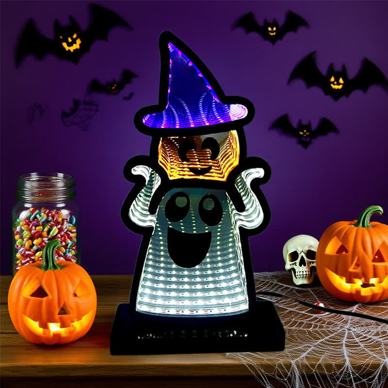 Halloween Funny Ghost Infinity Lights - image 1