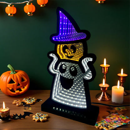 Halloween Funny Ghost Infinity Lights - image 3