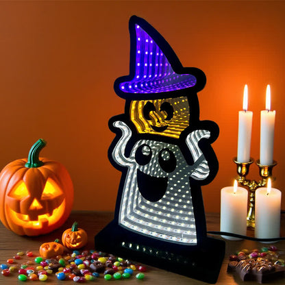 Halloween Funny Ghost Infinity Lights - image 4