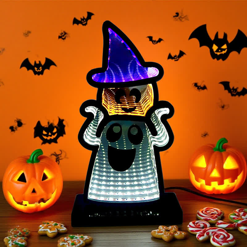 Halloween Funny Ghost Infinity Lights - image 2