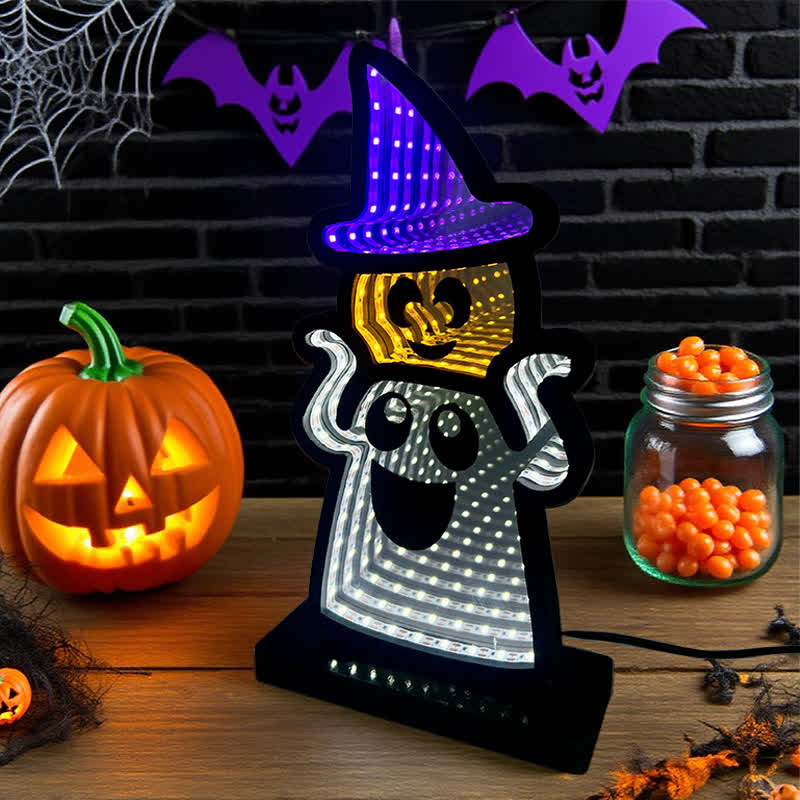 Halloween Funny Ghost Infinity Lights - image 5