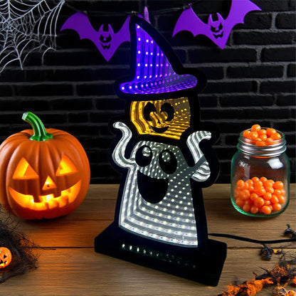 Halloween Funny Ghost Infinity Lights - image 5