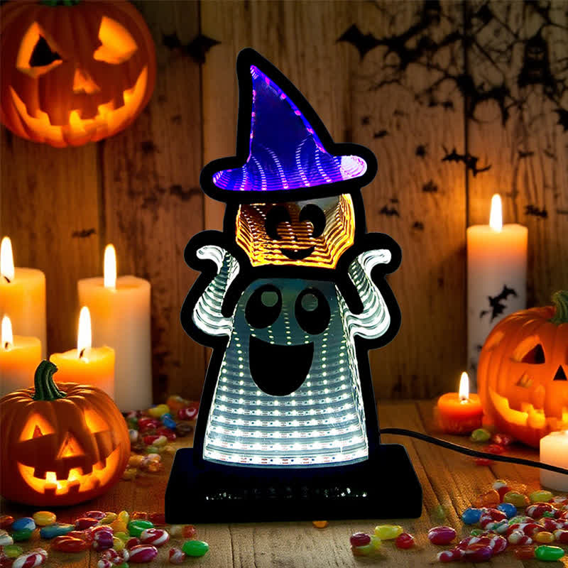 Halloween Funny Ghost Infinity Lights - image 0