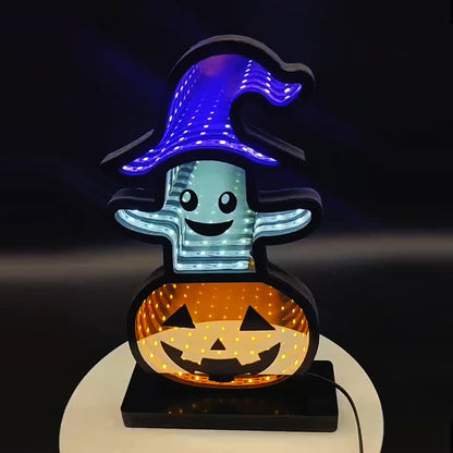 Halloween Party Infinity Lights Home Decoration - 3PCS - 1.97"W x 5.12"L x 8.27"H - image 3