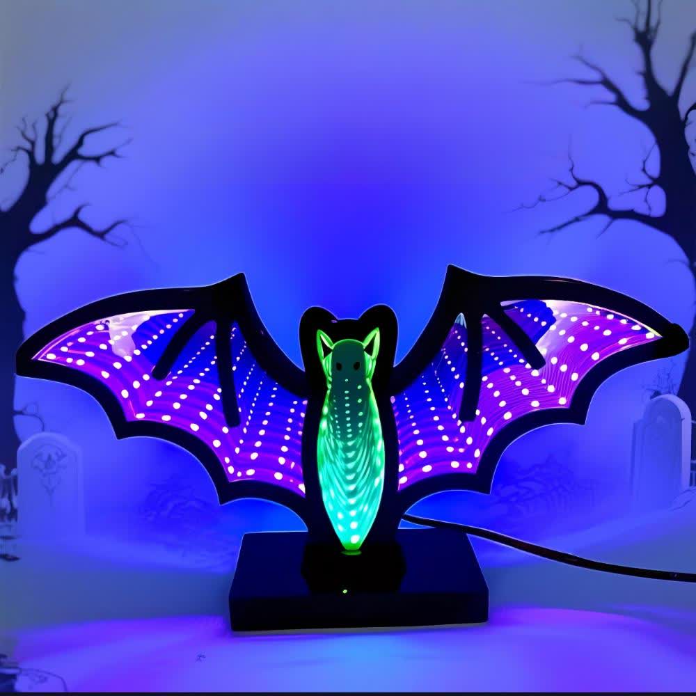 Halloween 3D Bat Infinity Lights  - image 1