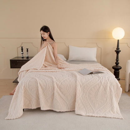 Vintage Floral Jacquard Throw Blanket - image 28