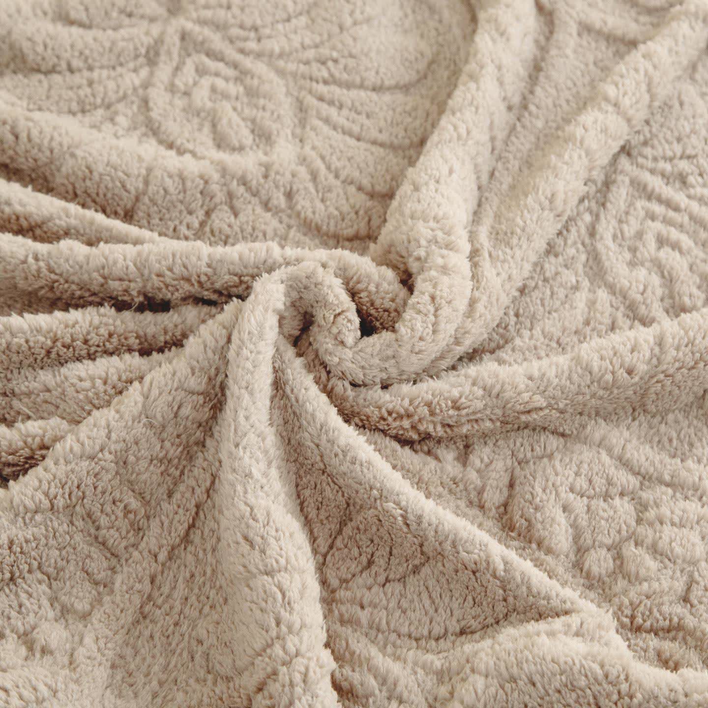 Vintage Floral Jacquard Throw Blanket - image 9