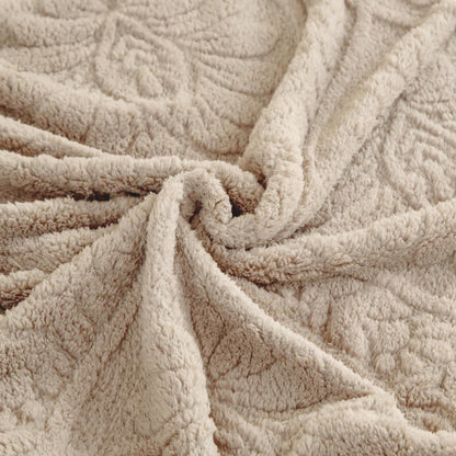 Vintage Floral Jacquard Throw Blanket - image 9