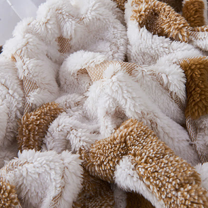 Bohemian Style Jacquard Sherpa Throw Blanket - image 6