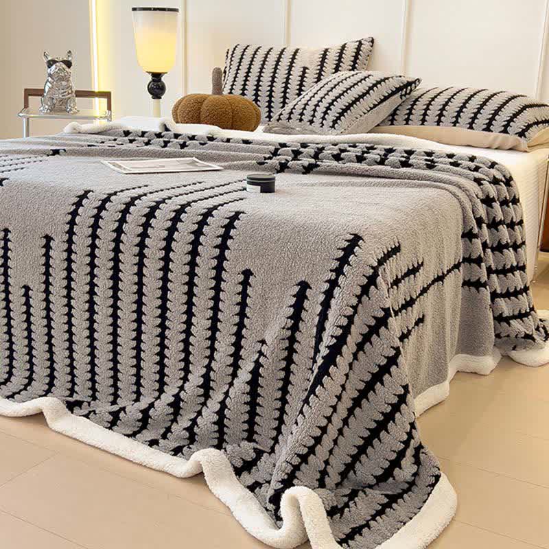 Geometric Print Jacquard Throw Blanket - image 2