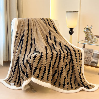 Geometric Print Jacquard Throw Blanket - image 18