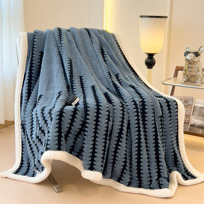 Geometric Print Jacquard Throw Blanket - image 20