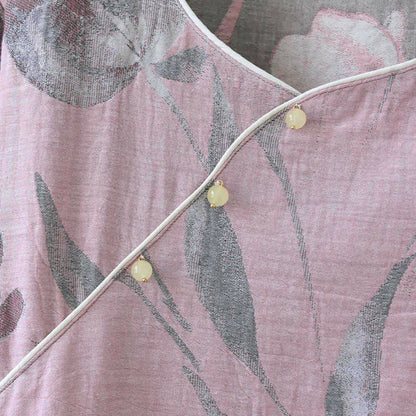 Tulip Cotton Gauze Jacquard Loungewear Set - image 7