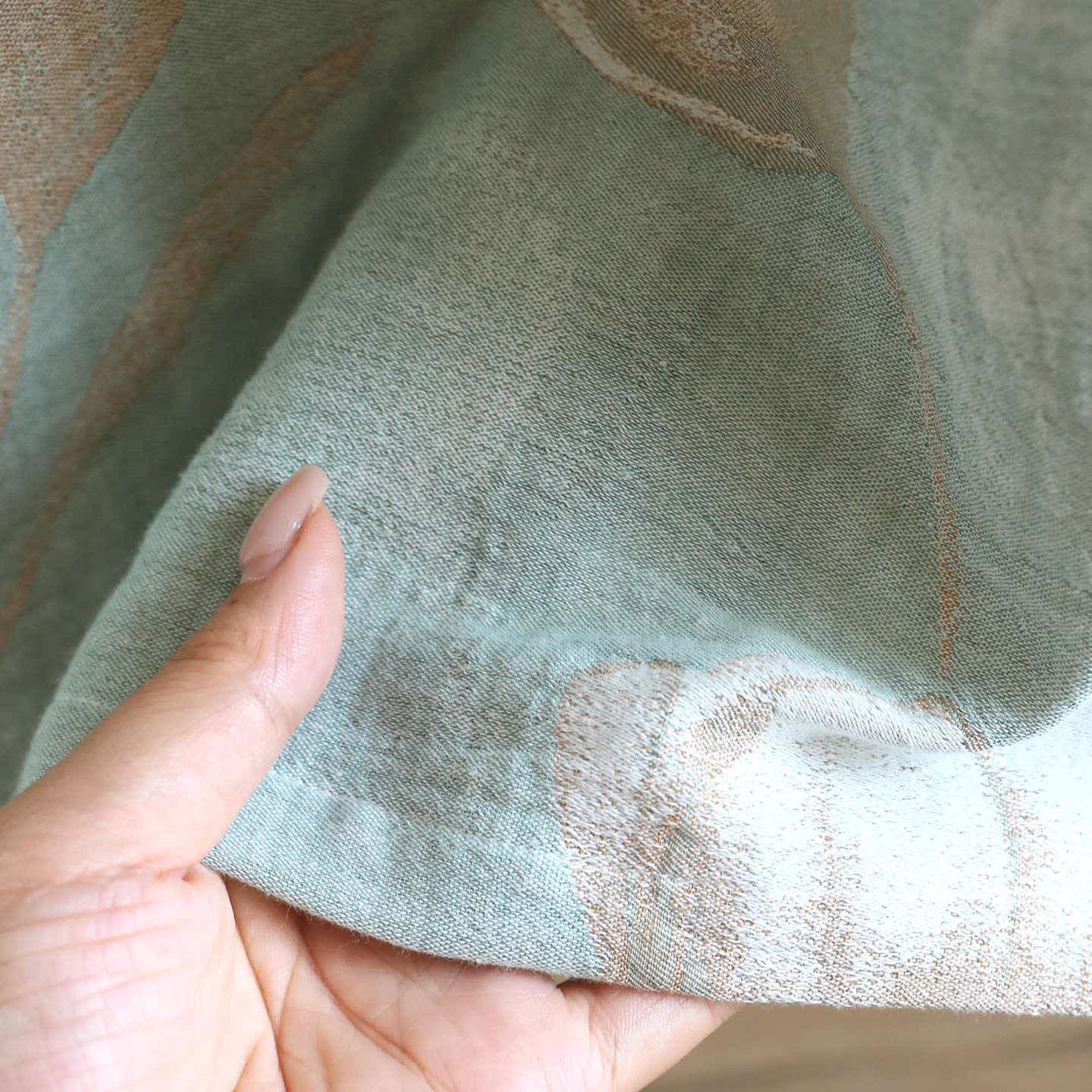 Tulip Natural Cotton Gauze Jacquard Nightdress - image 12