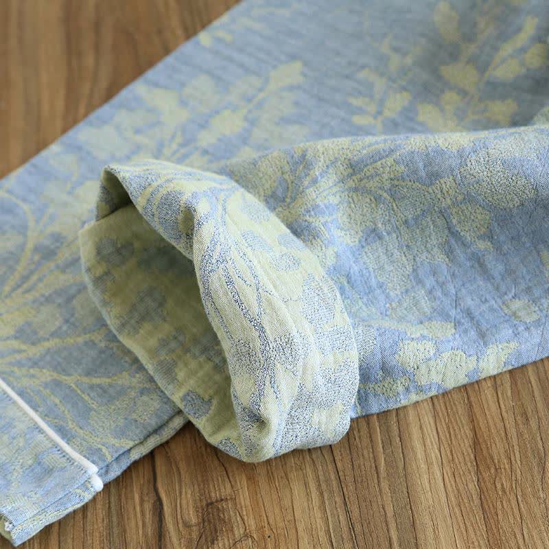 Elegant Floral Organic Cotton Loungewear Set - image 9