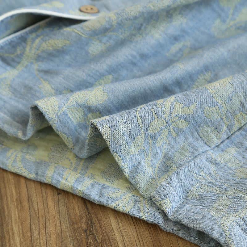 Elegant Floral Organic Cotton Loungewear Set - image 10