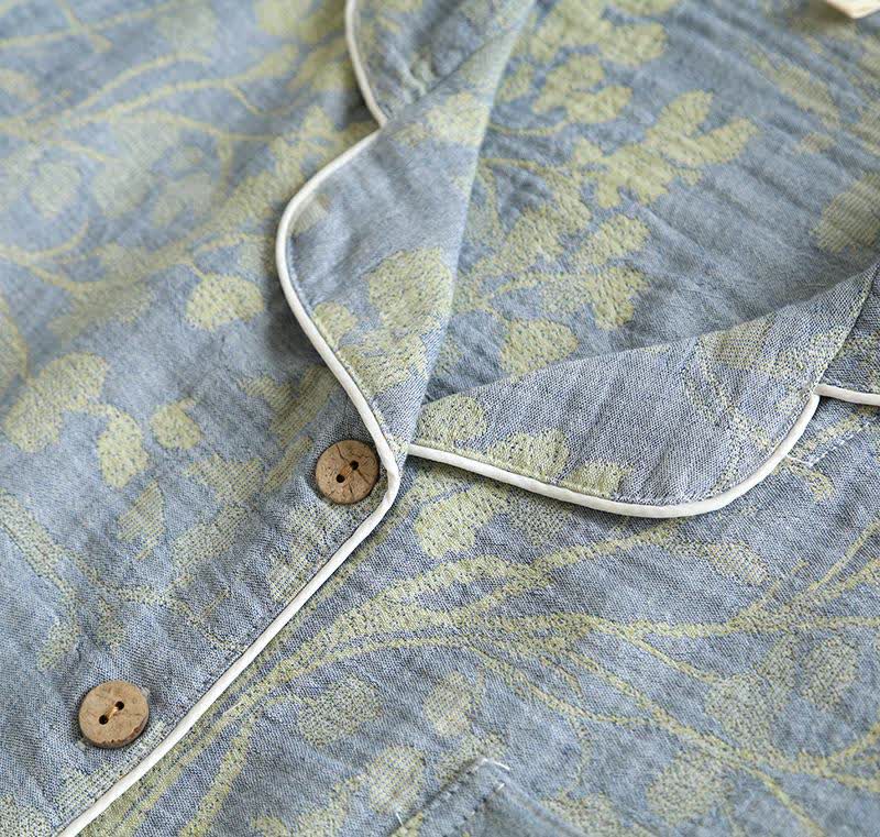 Elegant Floral Organic Cotton Loungewear Set - image 6