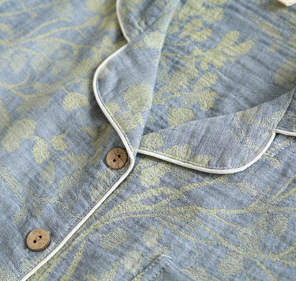 Elegant Floral Organic Cotton Loungewear Set - image 6