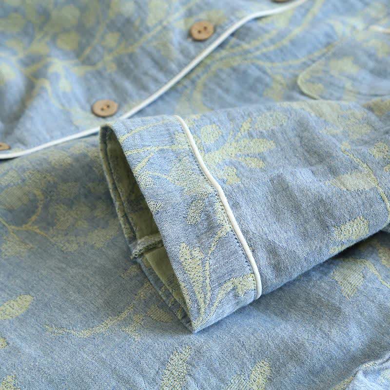 Elegant Floral Organic Cotton Loungewear Set - image 8