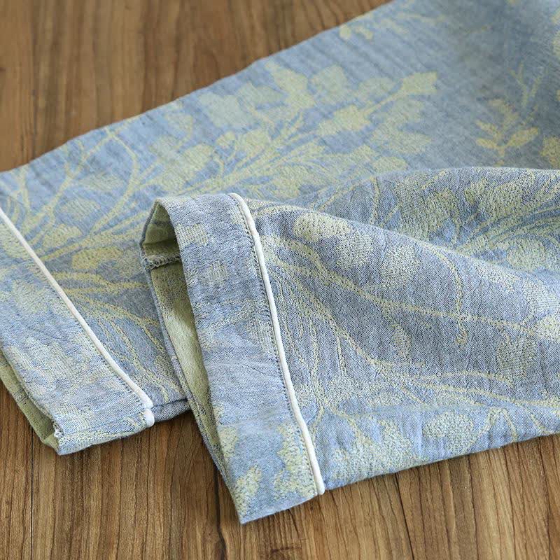 Elegant Floral Organic Cotton Loungewear Set - image 14