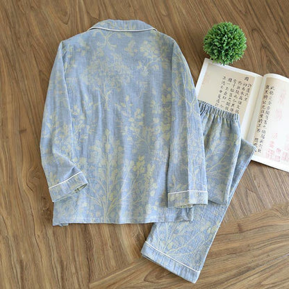 Elegant Floral Organic Cotton Loungewear Set - image 3