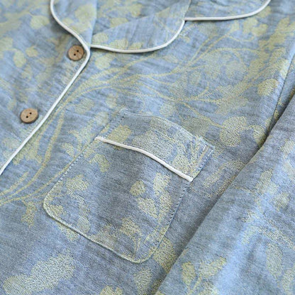 Elegant Floral Organic Cotton Loungewear Set - image 5