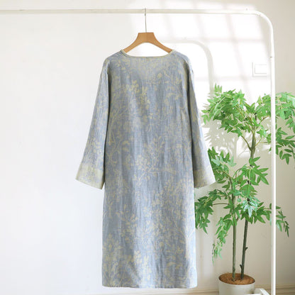 Elegant Floral Organic Cotton Nightdress - image 4