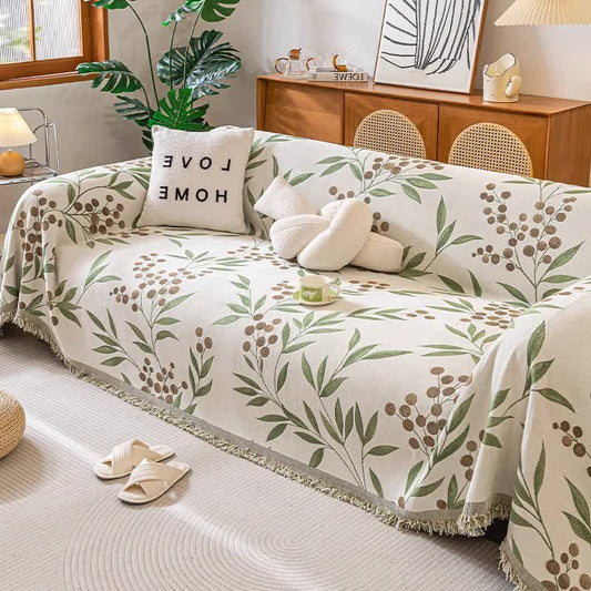 Branch Leaf Sofa Throw Blanket - 71" x 134" - image 0