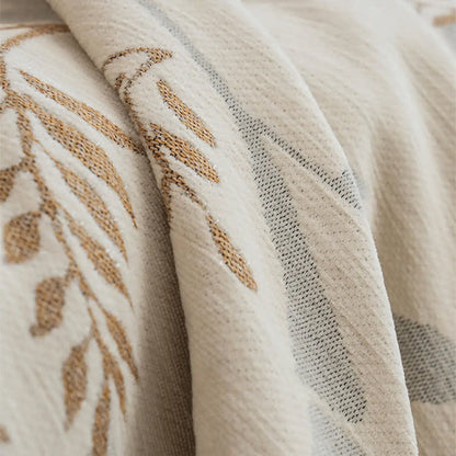Subtle Branch Chenille Sofa Throw Blanket - image 4