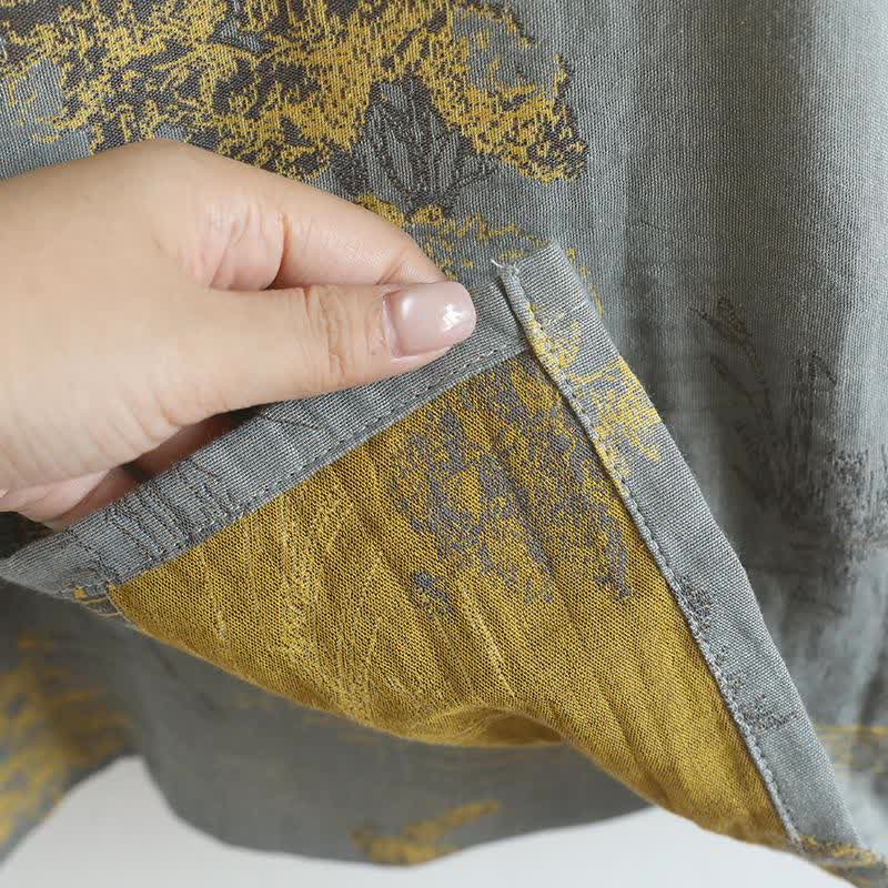 Unisex Landscape Cotton Gauze Bathrobe - image 9