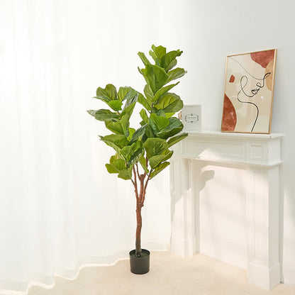 Faux Fiddle Leaf Fig Tree Home Decoration - image 19