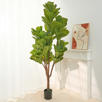 Faux Fiddle Leaf Fig Tree Home Decoration - image 22