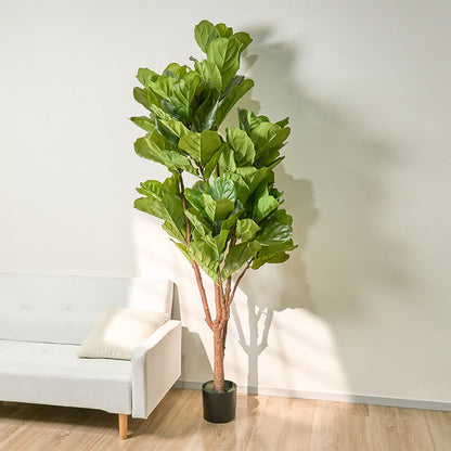 Faux Fiddle Leaf Fig Tree Home Decoration - image 20