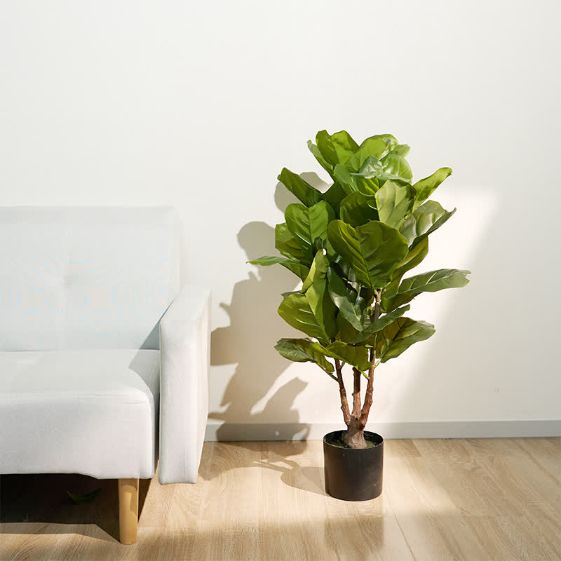 Faux Fiddle Leaf Fig Tree Home Decoration - image 6