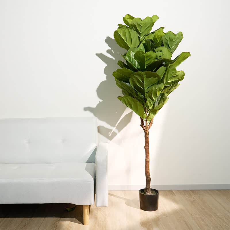 Faux Fiddle Leaf Fig Tree Home Decoration - image 18
