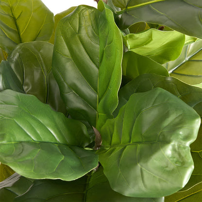 Faux Fiddle Leaf Fig Tree Home Decoration - image 7