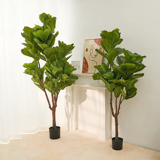 Faux Fiddle Leaf Fig Tree Home Decoration - image 0