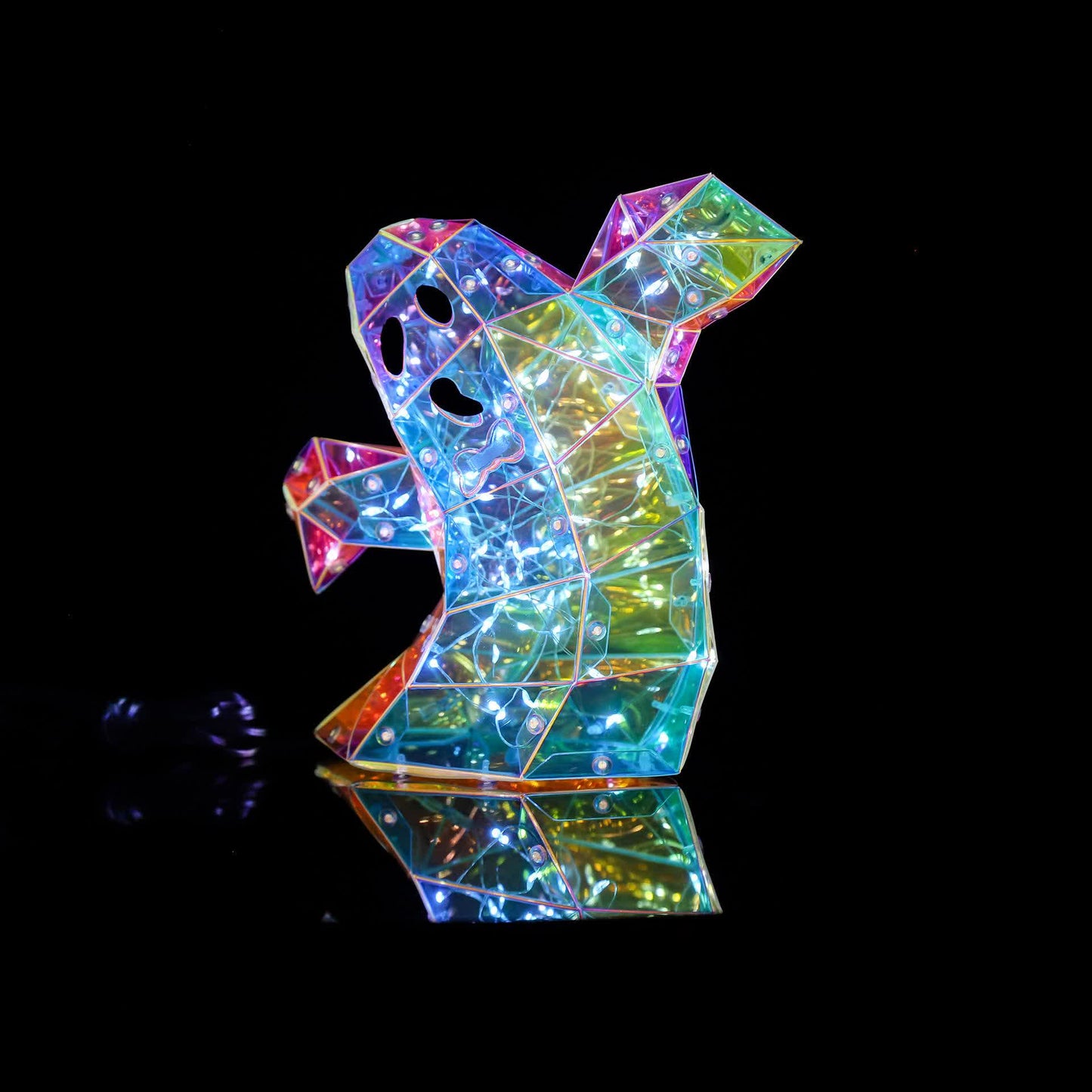 3D Ghost Infinity Lights Halloween Decoration - image 3