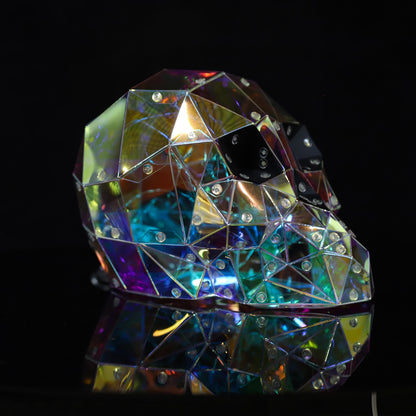 3D Skull Infinity Lights Halloween Decoration - image 3