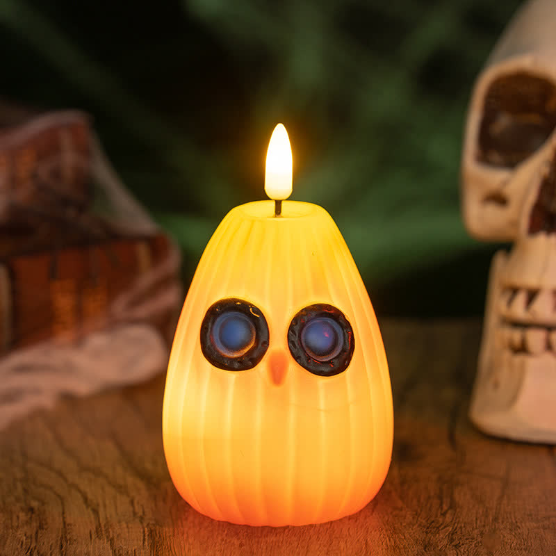 Halloween Owl Night Light Decoration - A - 2PCS - 2.83"W x 2.83"L x 3.82"H - image 5