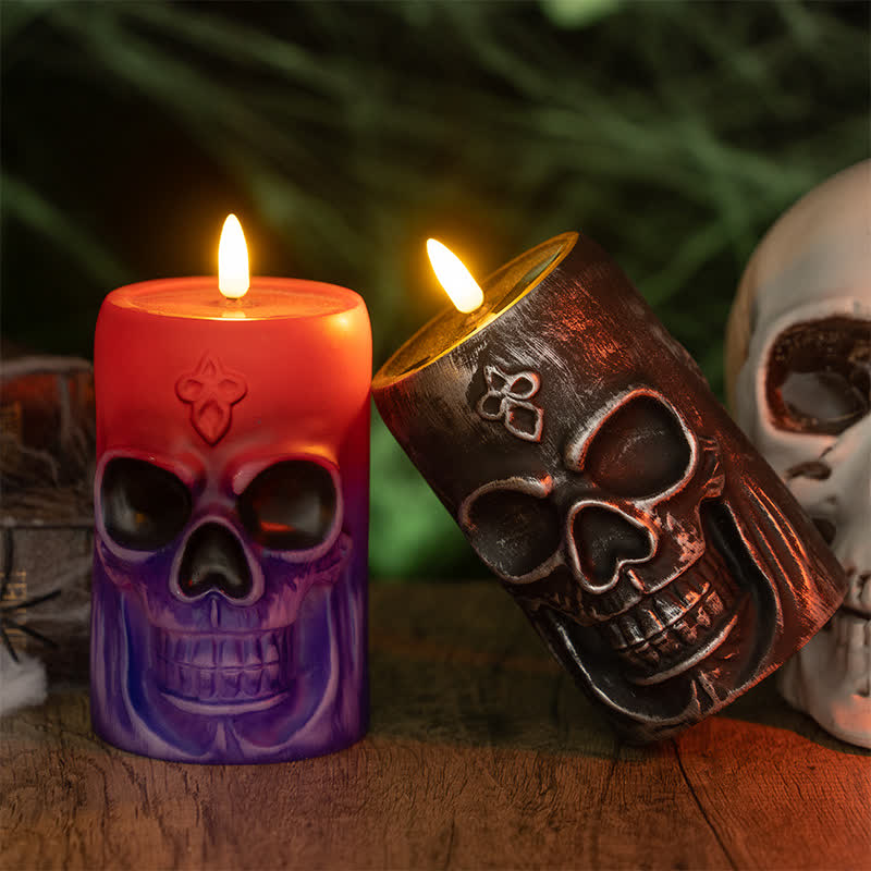 Halloween Skull Night Light Decoration - image 1